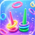 Water Ring Toss: Retro Toy iOS Icon