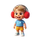 Earmuff Boy Stickers Icon