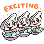 Tearful Baby Oysters Stickers iOS Icon