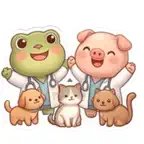 Happy Pet Clinic Stickers iOS Icon