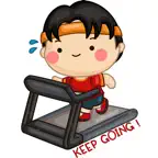 Cute Gym Stickers Icon
