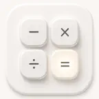 Simple Calculator - Soft Keys iOS Icon