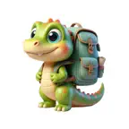 Backpack Lizard Stickers iOS Icon