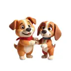 Handshake Puppy Stickers iOS Icon