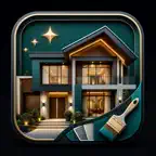 AI Home Exterior Designer 3D iOS Icon