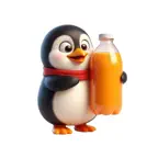 Orange Juice Penguin Stickers iOS Icon