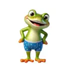 Underpants Frog Stickers iOS Icon