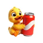 Cola Duckling Stickers iOS Icon