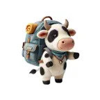 Backpack Cow Stickers iOS Icon