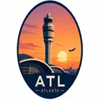 Atlanta Hartsfield ATL Airport iOS Icon