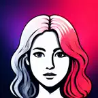HairChanger: AI Hair Color iOS Icon