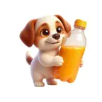 Orange Juice Puppy Stickers iOS Icon