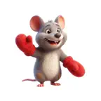 Rat Mitten Stickers iOS Icon