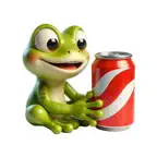 Cola Frog Stickers Icon