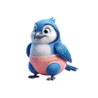 Blue Jay Underpants Stickers iOS Icon