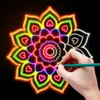 Doodle Glow: Drawing Art iOS Icon