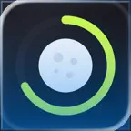 Walk Me 2 The Moon: Step Track iOS Icon