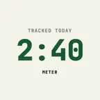 Time Tracker Timesheet : METER iOS Icon
