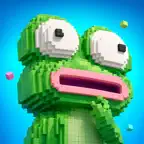 Cube Hit - Color Voxel Flow 3D iOS Icon