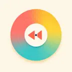 リバース再生 - 曲を逆にするプレイヤー iOS Icon
