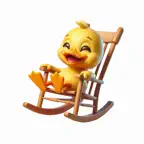 Rocker Duckling Stickers Icon