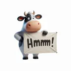 Hmmm Cow Stickers Icon