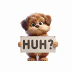 Huh Puppy Stickers Icon