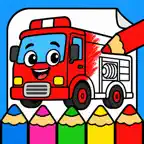 Coloring Book for Kids: Cars iOS Icon