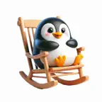 Rocker Penguin Stickers Icon