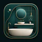 AI Bathroom Designer Studio iOS Icon