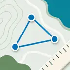 GPS Area & Distance Measure iOS Icon