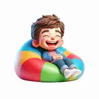 Beanbag Boy Stickers Icon