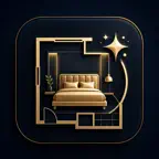 AI Bedroom Designer Studio iOS Icon