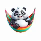Hammock Panda Stickers iOS Icon