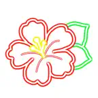 Neon Summer Stickers2 iOS Icon