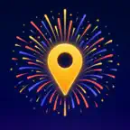 HanabiSpot: Meetup Pin iOS Icon