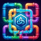 Flowduct: Connect Pipe Puzzle iOS Icon