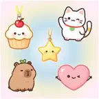 Kawaii Charms Stickers iOS Icon