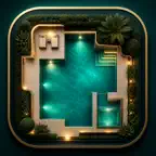 AI Pool Designer Studio iOS Icon