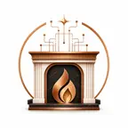 AI Fireplace Designer Studio iOS Icon