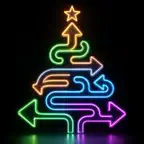Christmas Arrow Rush Up iOS Icon