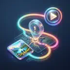 TrailPop: Travel Map Video iOS Icon