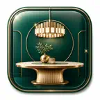 AI Dining Room Designer 3D iOS Icon