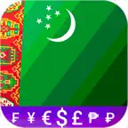 Fast Turkmenistani TMT convert iOS Icon