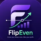 FlipEven: Reseller Profit Calc iOS Icon