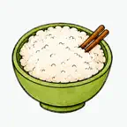 RiceCal: Asia Calorie Tracker iOS Icon