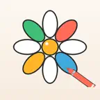 Inko: AI Coloring Book & Pages iOS Icon