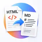 HTML to Markdown Convert to MD icon