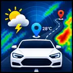 Drive Weather Navigation Radar iOS Icon