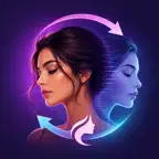 Morphiqo: AI Face Swap Video iOS Icon